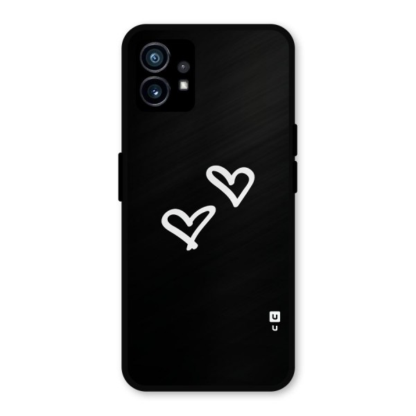 Hearts Love Metal Back Case for Nothing Phone 1