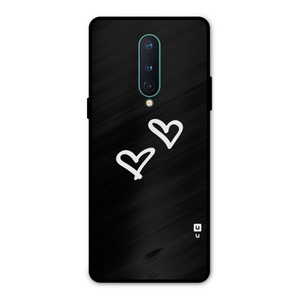 Hearts Love Metal Back Case for OnePlus 8