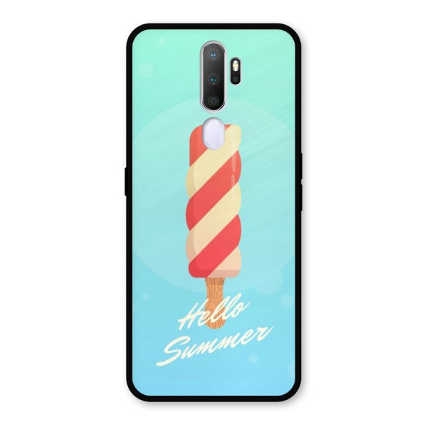 Hello Summer Metal Back Case for Oppo A9 (2020)