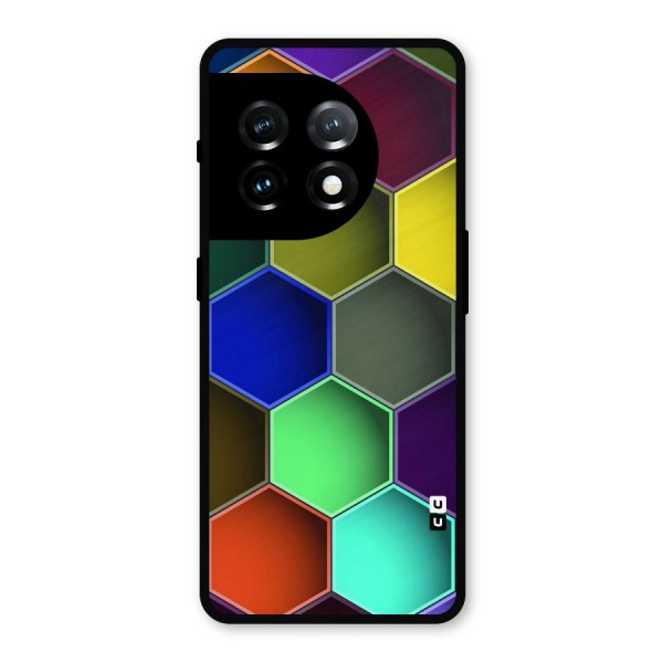 Hexagonal Palette Metal Back Case for OnePlus 11