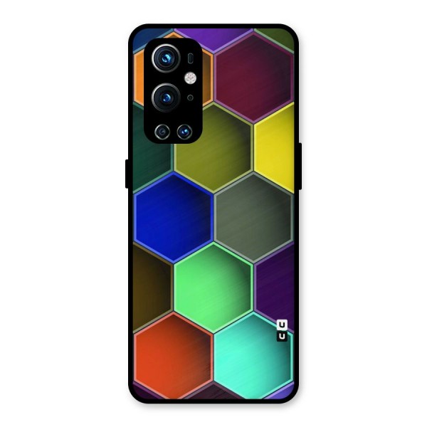 Hexagonal Palette Metal Back Case for OnePlus 9 Pro