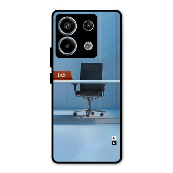 High Chair Metal Back Case for Redmi Note 13 Pro 5G