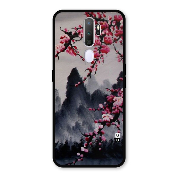 Hills And Blossoms Metal Back Case for Oppo A9 (2020)