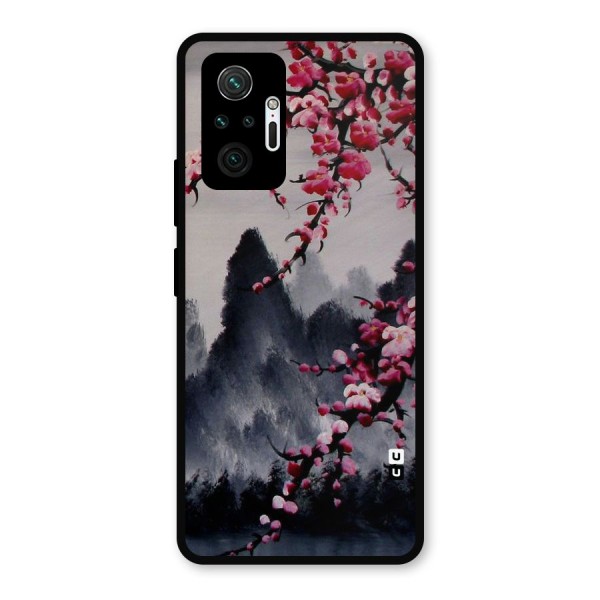 Hills And Blossoms Metal Back Case for Redmi Note 10 Pro