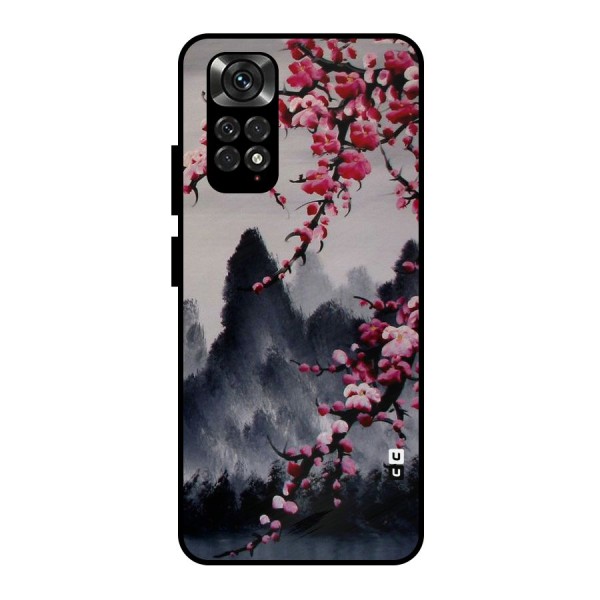 Hills And Blossoms Metal Back Case for Redmi Note 11 Pro