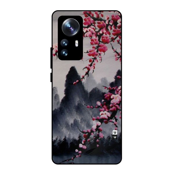 Hills And Blossoms Metal Back Case for Xiaomi 12 Pro