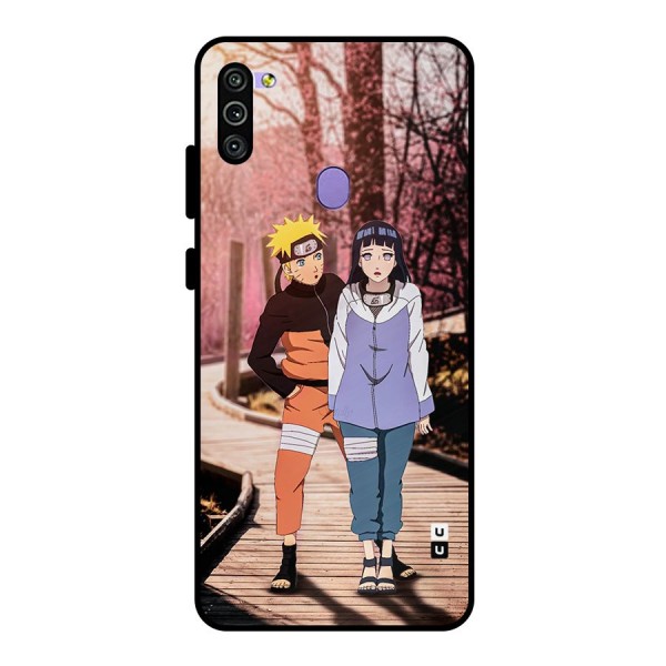 Hinata Annoyed Metal Back Case for Galaxy M11