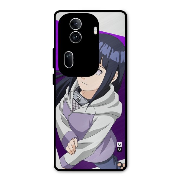 Hinata Looksup Metal Back Case for Oppo Reno11 Pro 5G