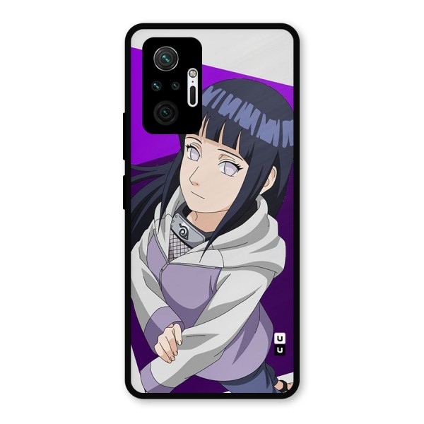 Hinata Looksup Metal Back Case for Redmi Note 10 Pro