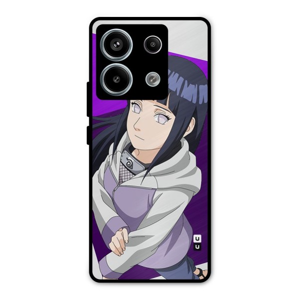 Hinata Looksup Metal Back Case for Redmi Note 13 Pro 5G