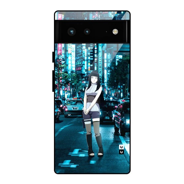 Hinata On Streets Glass Back Case for Google Pixel 6