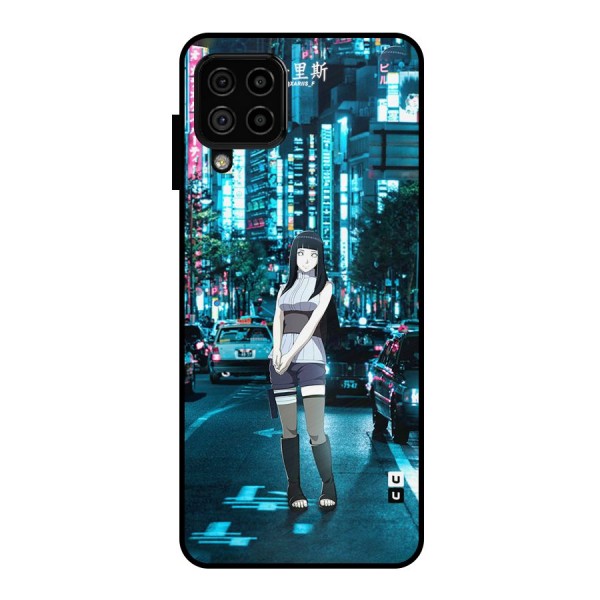 Hinata On Streets Metal Back Case for Galaxy A22 4G
