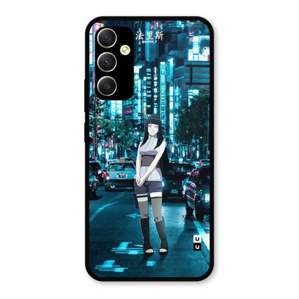 Hinata On Streets Metal Back Case for Galaxy A34
