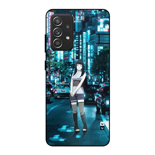 Hinata On Streets Metal Back Case for Galaxy A52