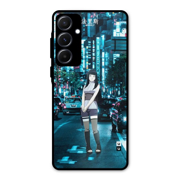 Hinata On Streets Metal Back Case for Galaxy A55