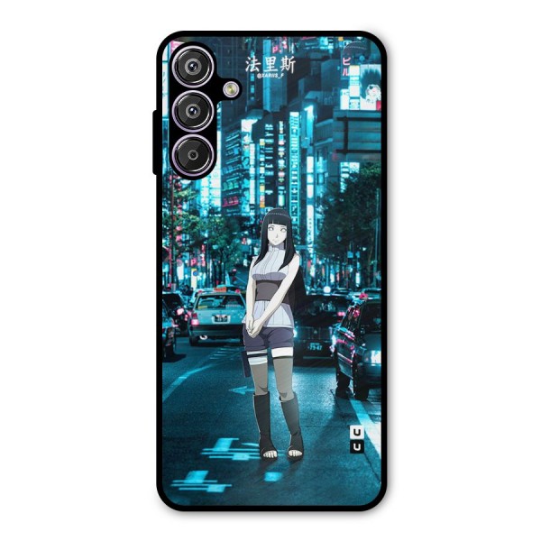 Hinata On Streets Metal Back Case for Galaxy F15