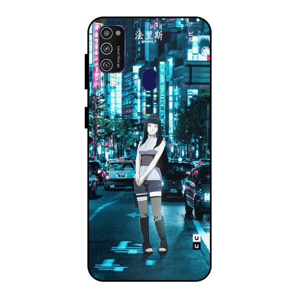 Hinata On Streets Metal Back Case for Galaxy M30s