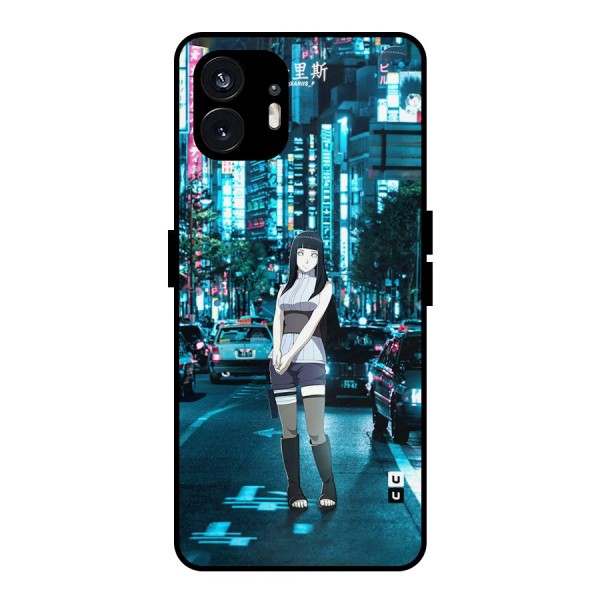 Hinata On Streets Metal Back Case for Nothing Phone 2