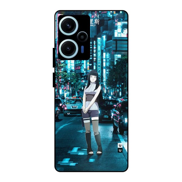 Hinata On Streets Metal Back Case for Poco F5
