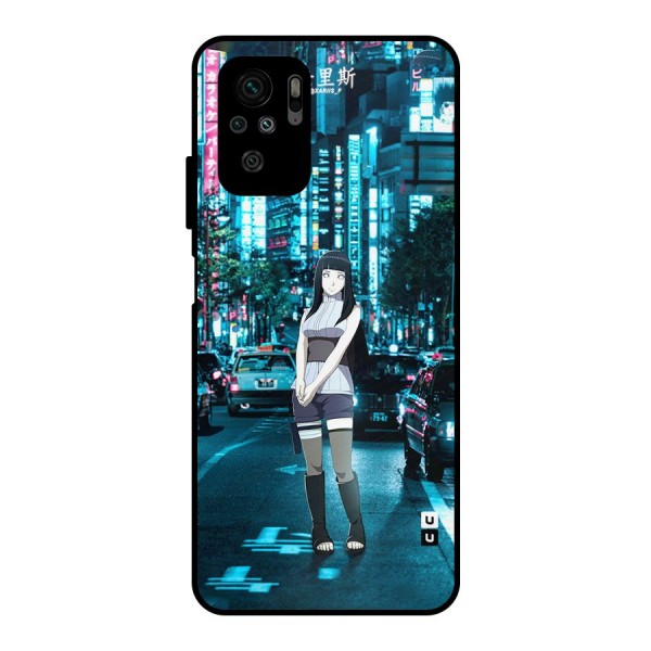Hinata On Streets Metal Back Case for Redmi Note 10S