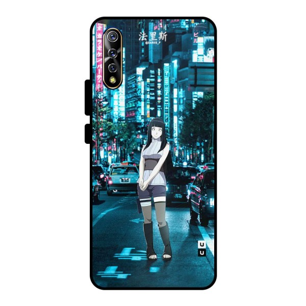 Hinata On Streets Metal Back Case for Vivo S1
