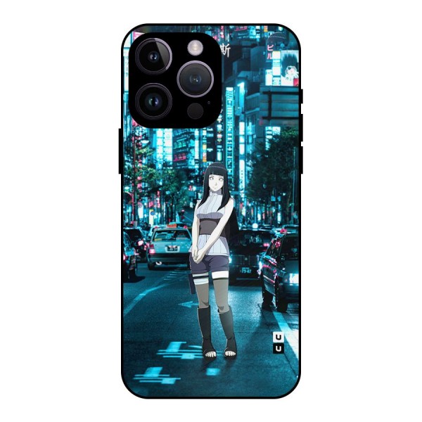 Hinata On Streets Metal Back Case for iPhone 14 Pro Max