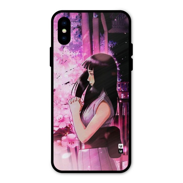 Hinata Preys Metal Back Case for iPhone X