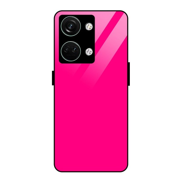 Hot Pink Glass Back Case for Oneplus Nord 3