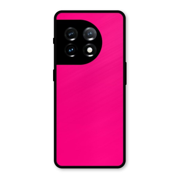 Hot Pink Metal Back Case for OnePlus 11