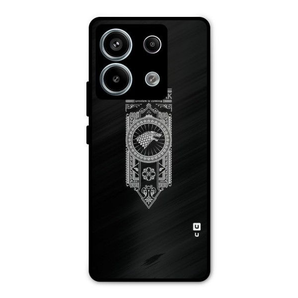 House Banner Metal Back Case for Redmi Note 13 Pro 5G
