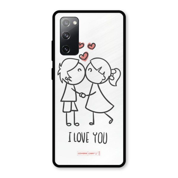 I Love You Metal Back Case for Galaxy S20 FE