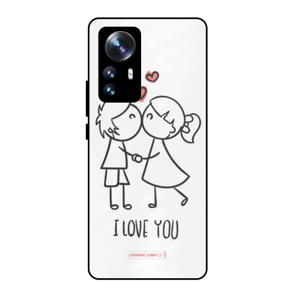 I Love You Metal Back Case for Xiaomi 12 Pro