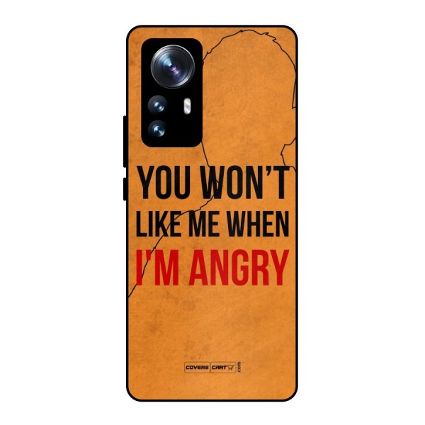 I m Angry Metal Back Case for Xiaomi 12 Pro