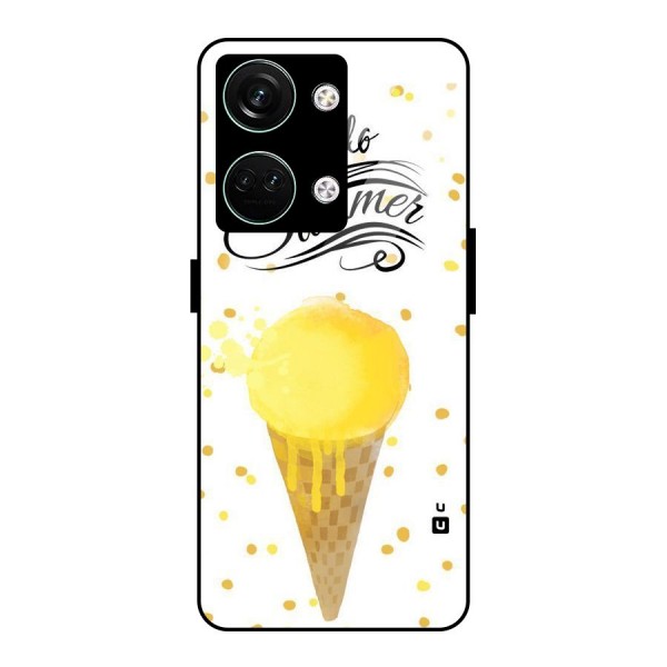 Ice Cream Summer Glass Back Case for Oneplus Nord 3