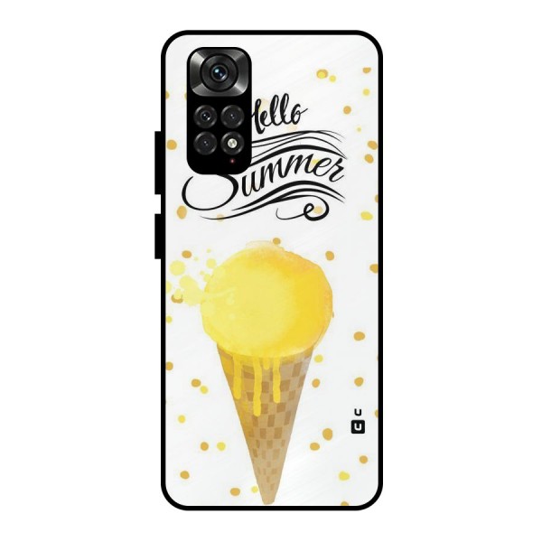 Ice Cream Summer Metal Back Case for Redmi Note 11 Pro
