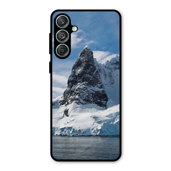 Ice Mountains Metal Back Case for Galaxy M55 5G