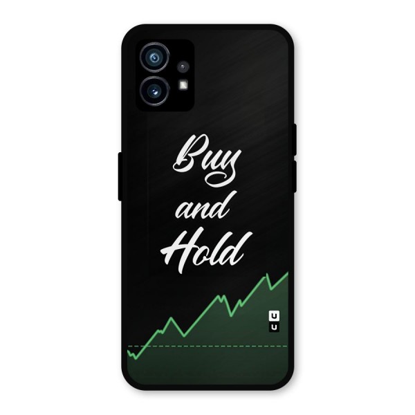 Investors Quote Buy and Hold Metal Back Case for Nothing Phone 1