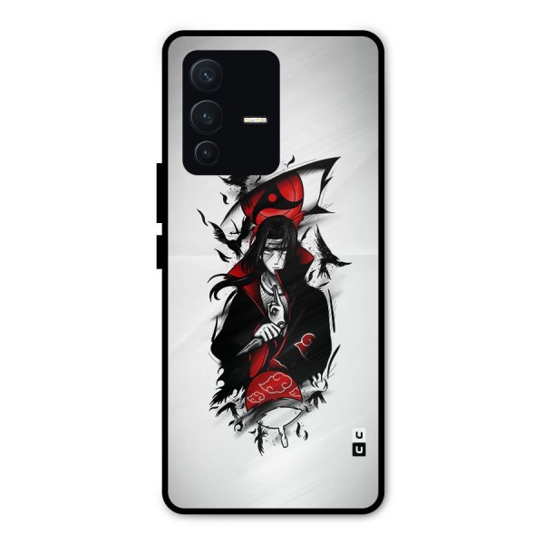 Itachi Combat Metal Back Case for Vivo V23 Pro