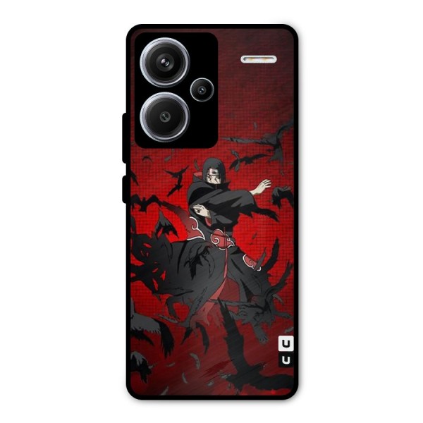 Itachi Stance For War Metal Back Case for Redmi Note 13 Pro Plus