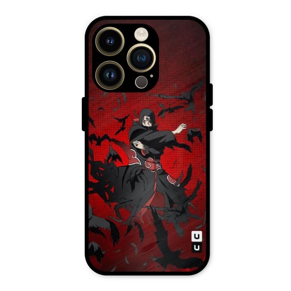 Itachi Stance For War Metal Back Case for iPhone 14 Pro