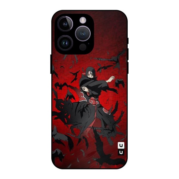 Itachi Stance For War Metal Back Case for iPhone 14 Pro Max
