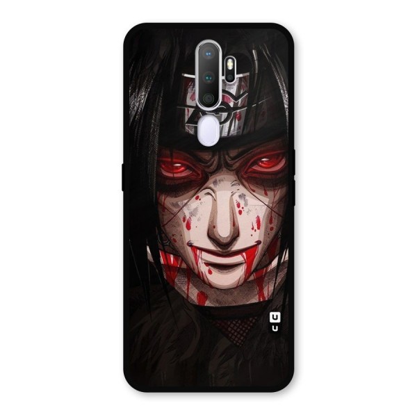 Itachi Uchiha Red Eyes Metal Back Case for Oppo A9 (2020)