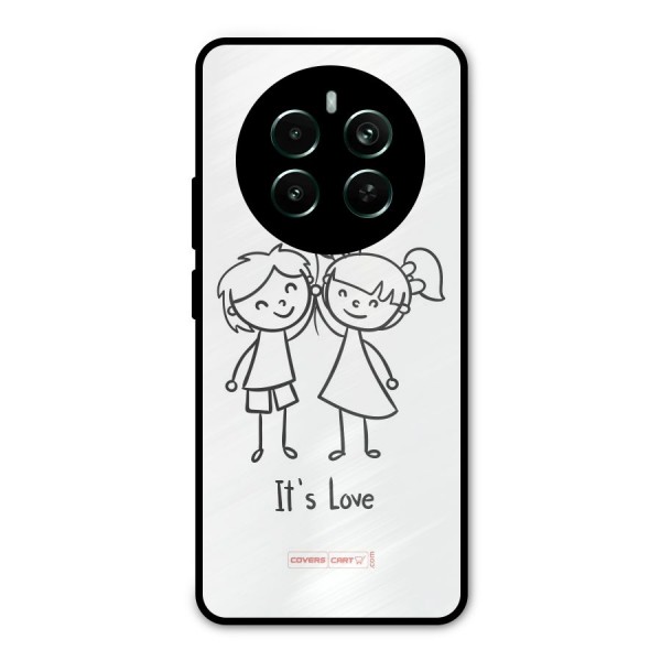 Its Love Metal Back Case for Realme 12 Plus