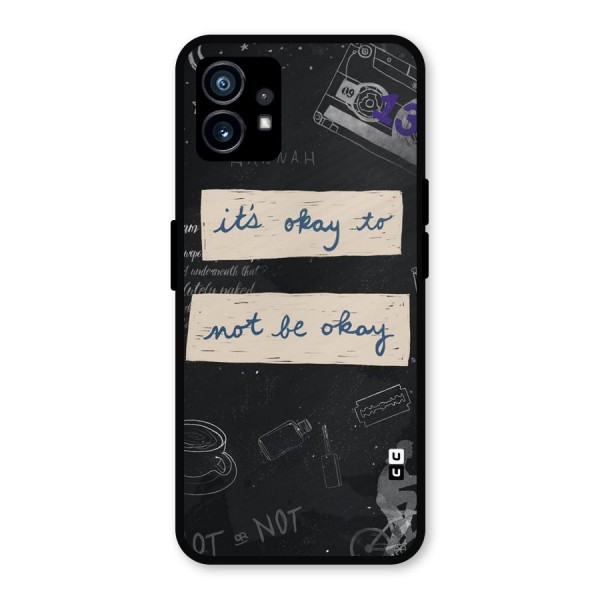 Its Okay Metal Back Case for Nothing Phone 1
