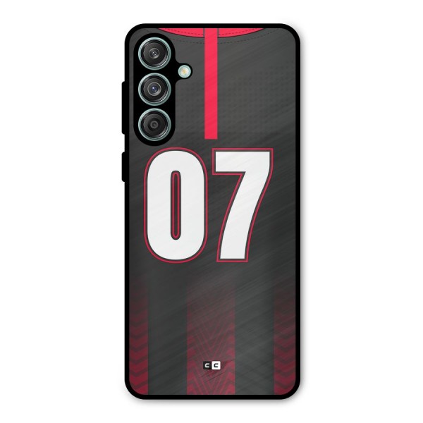 Jersy No 7 Metal Back Case for Galaxy M55 5G