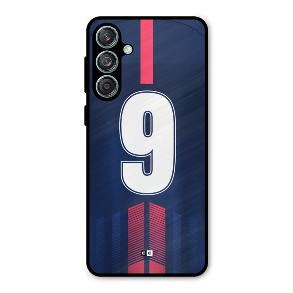 Jersy No 9 Metal Back Case for Galaxy M55 5G