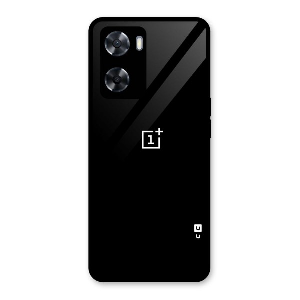 Jet Black OnePlus Special Glass Back Case for OnePlus Nord N20 SE