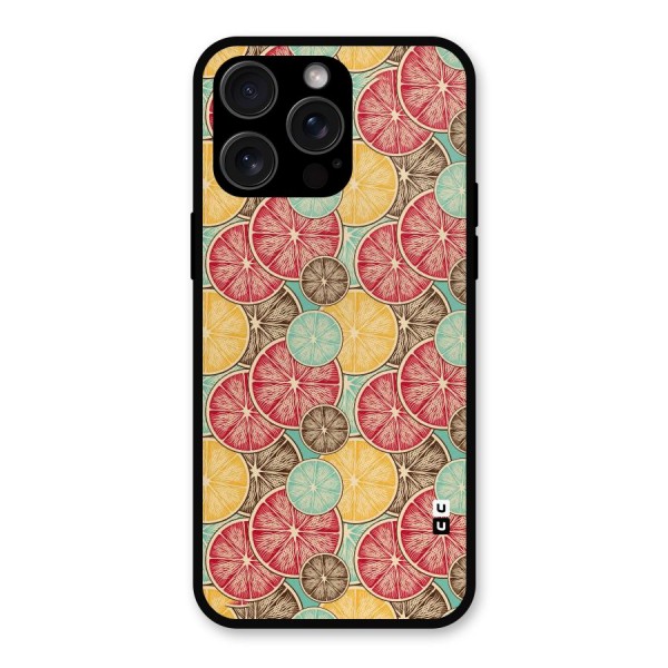 Juicy Pattern Metal Back Case for iPhone 15 Pro Max