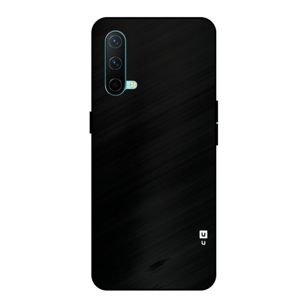 Just Black Metal Back Case for OnePlus Nord CE 5G