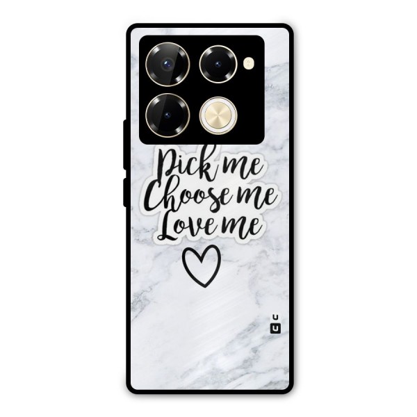 Just Me Metal Back Case for Infinix Note 40 Pro